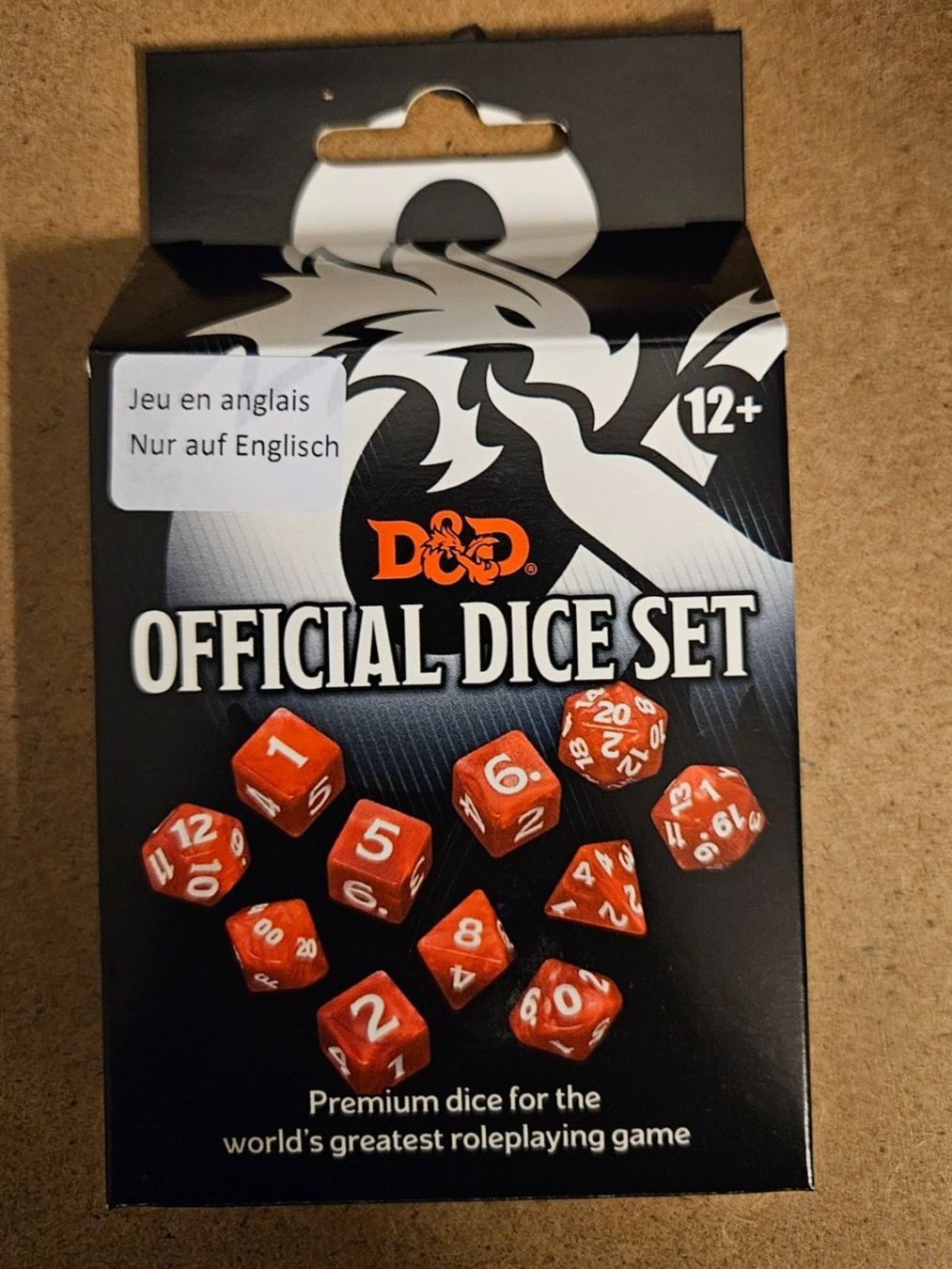 Giochi: D&D Official Dice/Würfel Set – Nuovo e nell'imballaggio originale da Kreuzlingen venduto da Silva_Ludus