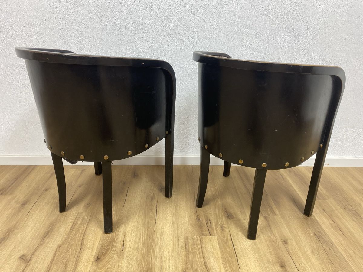 Thonet Poltrone: Zwei Thonet Ledersessel – Usato da Basel venduto da MoebelSackmann 2