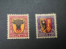 Pro Juventute 1918  Nr. 10-11 Falz * (4604)