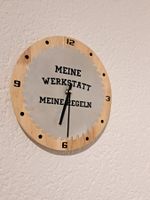Wanduhr Sägeblatt Design Meine Werkstatt