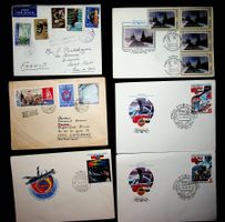 RUSSIE   6 LETTRES PAR AVION 1964-1987   /U112