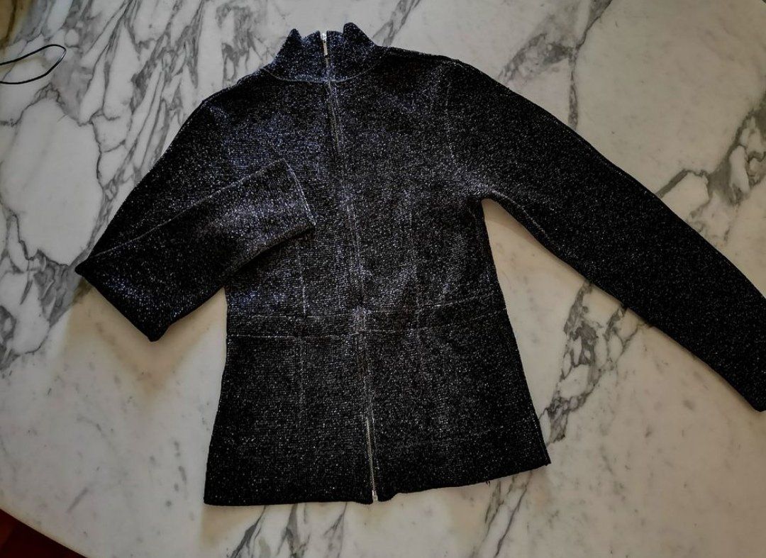 Zara Giacche: Zara metallic Strick Pulli, limited edition – Usato da Uerikon venduto da pink_flamingo 2