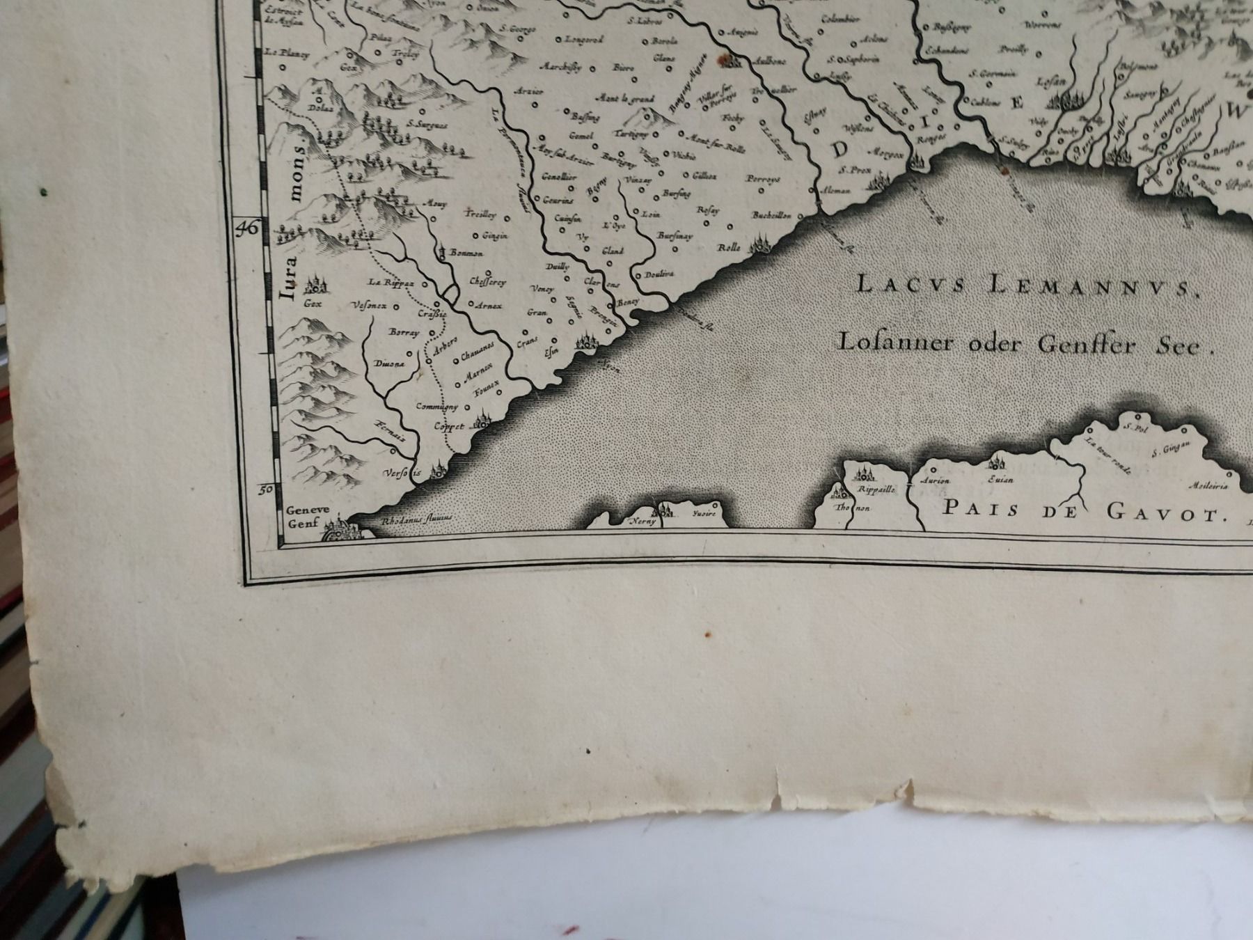 Landkarten & Atlanten: Schweiz - "Das WIFLISPUR  Gergow" - 1634 ca. – Gebraucht aus Sorengo von 74in 3