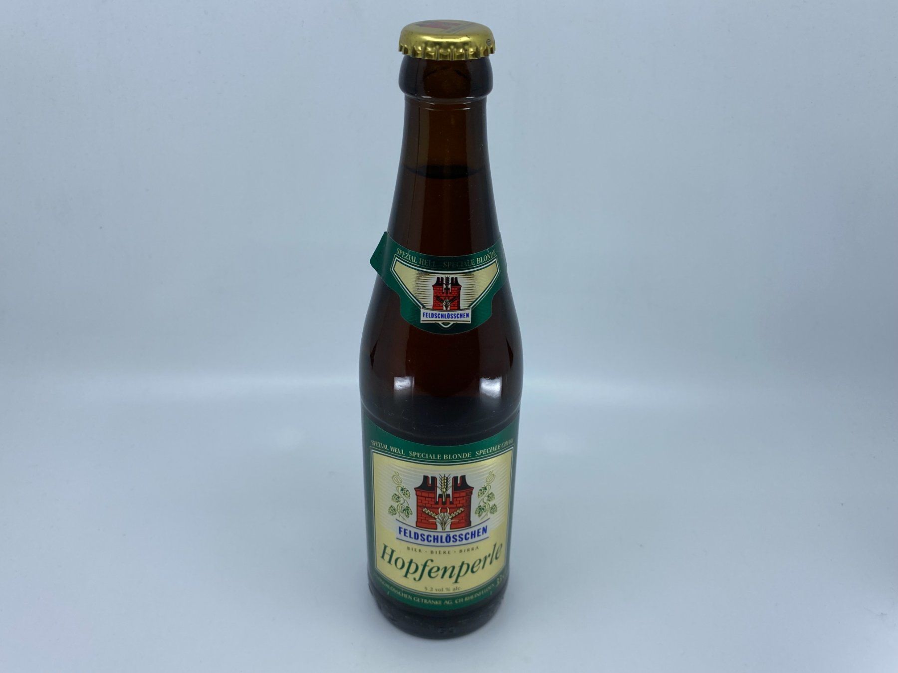 Feldschlösschen Bevande alcoliche: Feldschlösschen Hopfenperle - 19.01.2001 – Nuovo (secondo la descrizione) da Langwiesen venduto da Restposten-24