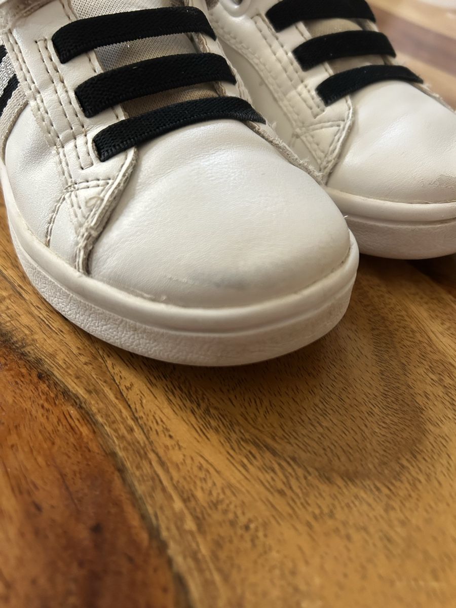Geox Scarpe per ragazze: Baskets GEOX blanches enfant taille 27 avec pois – Usato da Nyon venduto da adelaidem 3