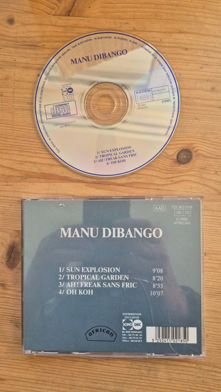 CD: MANU DIBANGO - Manu Dibango – Usato da Therwil venduto da Rubo26 1