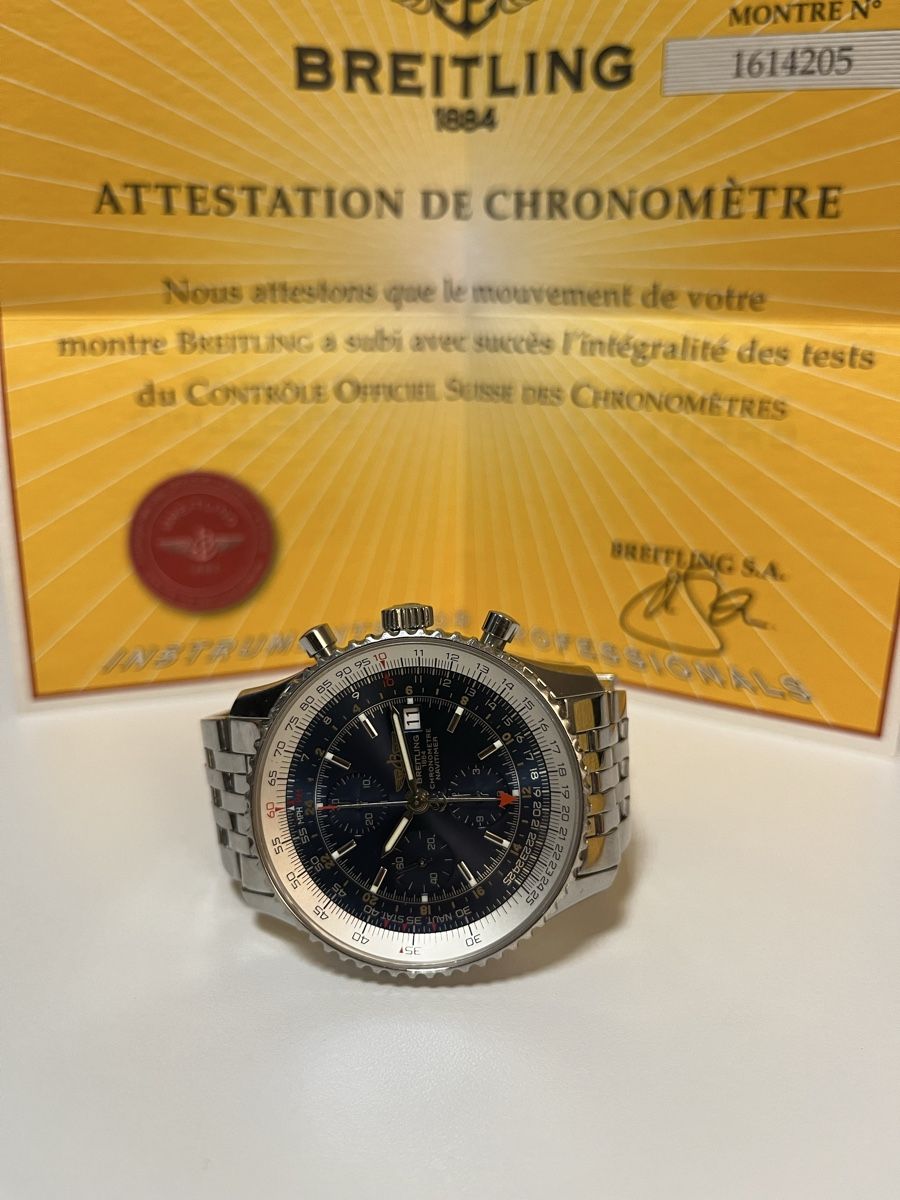 Breitling Orologi: Breitling Navitimer GMT 46, Full Set – Usato da St. Gallen venduto da DonBaron 3