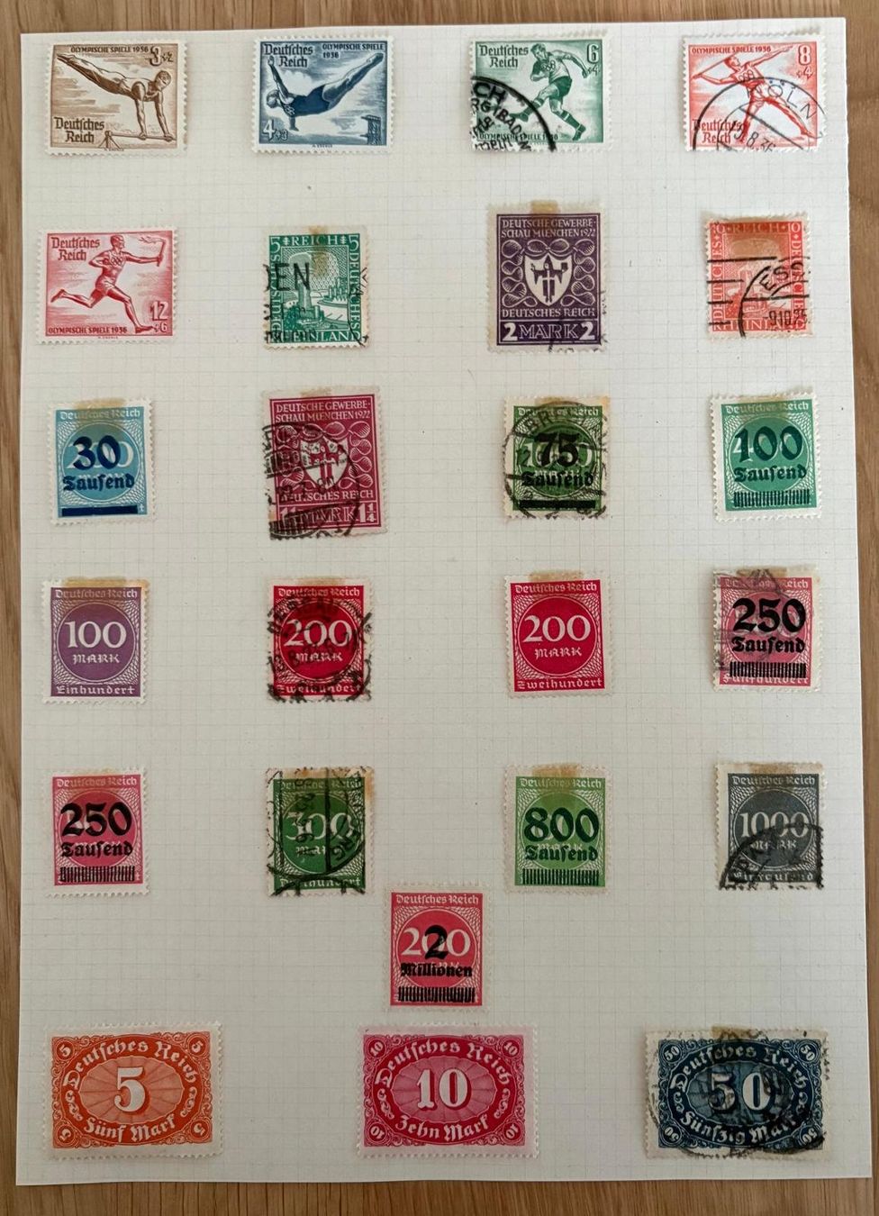 Alle Briefmarken: KONVOLUT DEUTSCHES REICH – Gebraucht aus Ostermundigen von Heavenmaus75 2