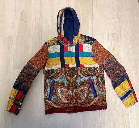 Veste matelassée réversible Pierre-Louis Mascia en soie