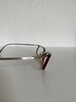 Elegant Chanel Glasses - Burgundy & Silver Frame