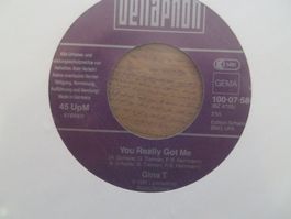 Gina T. - You Really Got Me / If You Go, My Love, Single