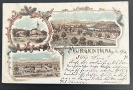 Gruss aus Murgenthal Litho 