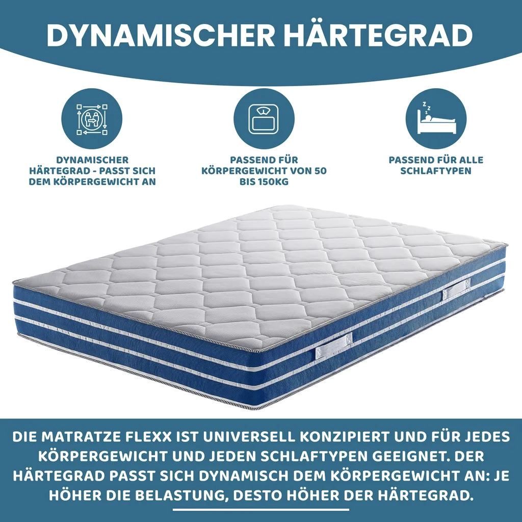 Materassi: Kaltschaum Matratze 90x200 3D Memory – Nuovo e nell'imballaggio originale da Winterthur venduto da aredo 2
