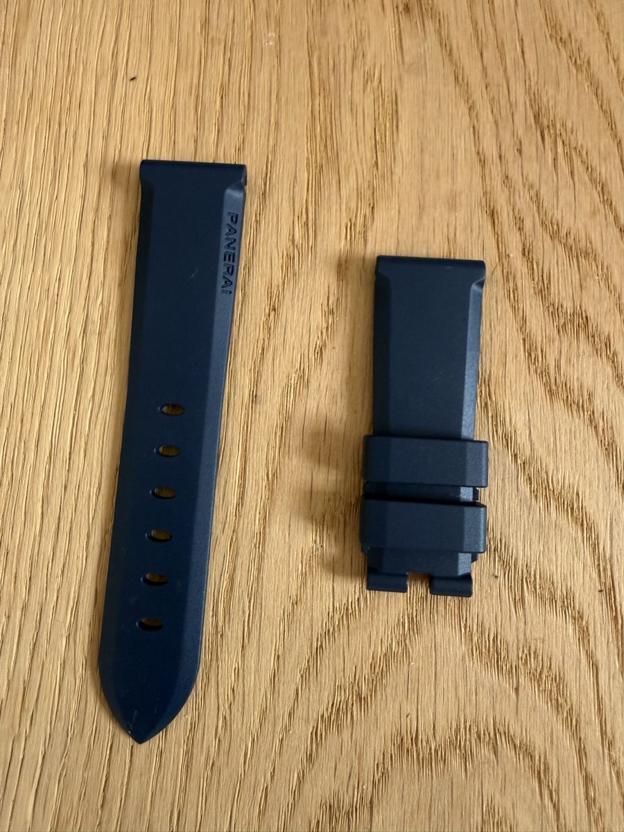 Armbänder & -reifen: Panerai Armband Kautschuk blau 20/18 – Neu (gemäss Beschreibung) aus Basel von mar_zb6t