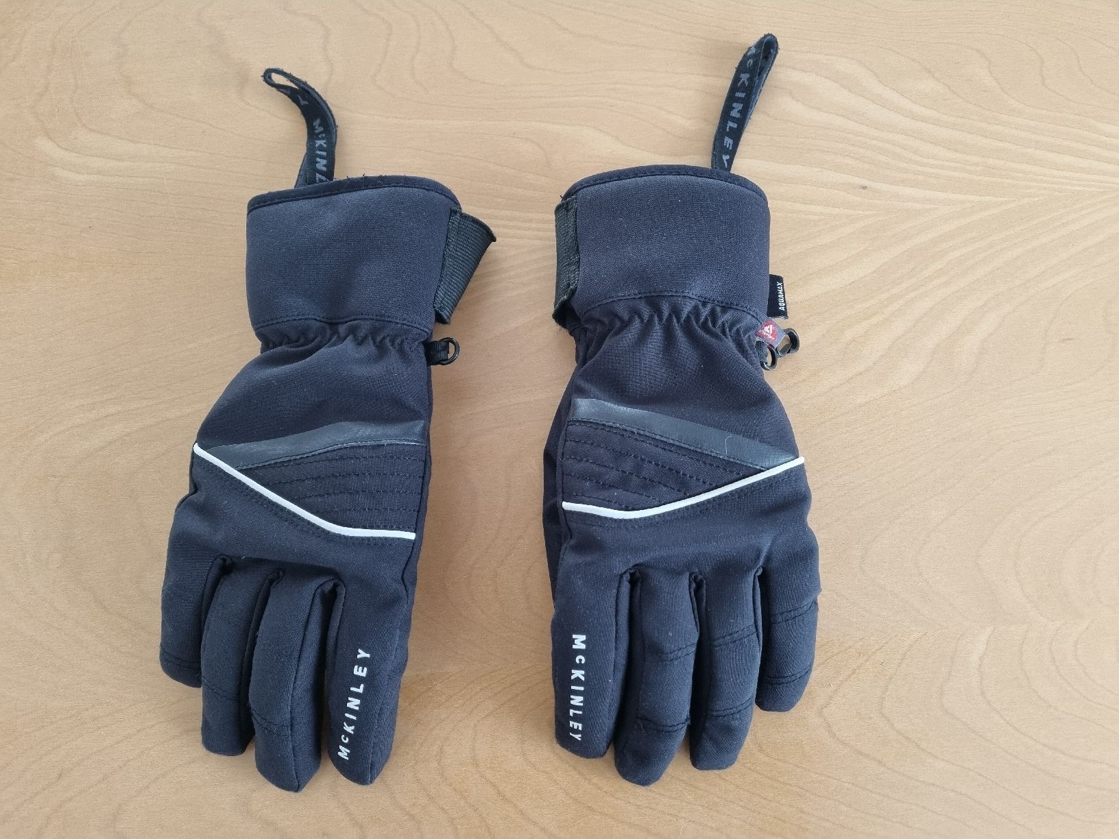 Kinderhandschuhe: Mc Kinley Skihandschuhe schwarz mit Leder Gr. 6 – Gebraucht aus Oberuzwil von Tvistur80