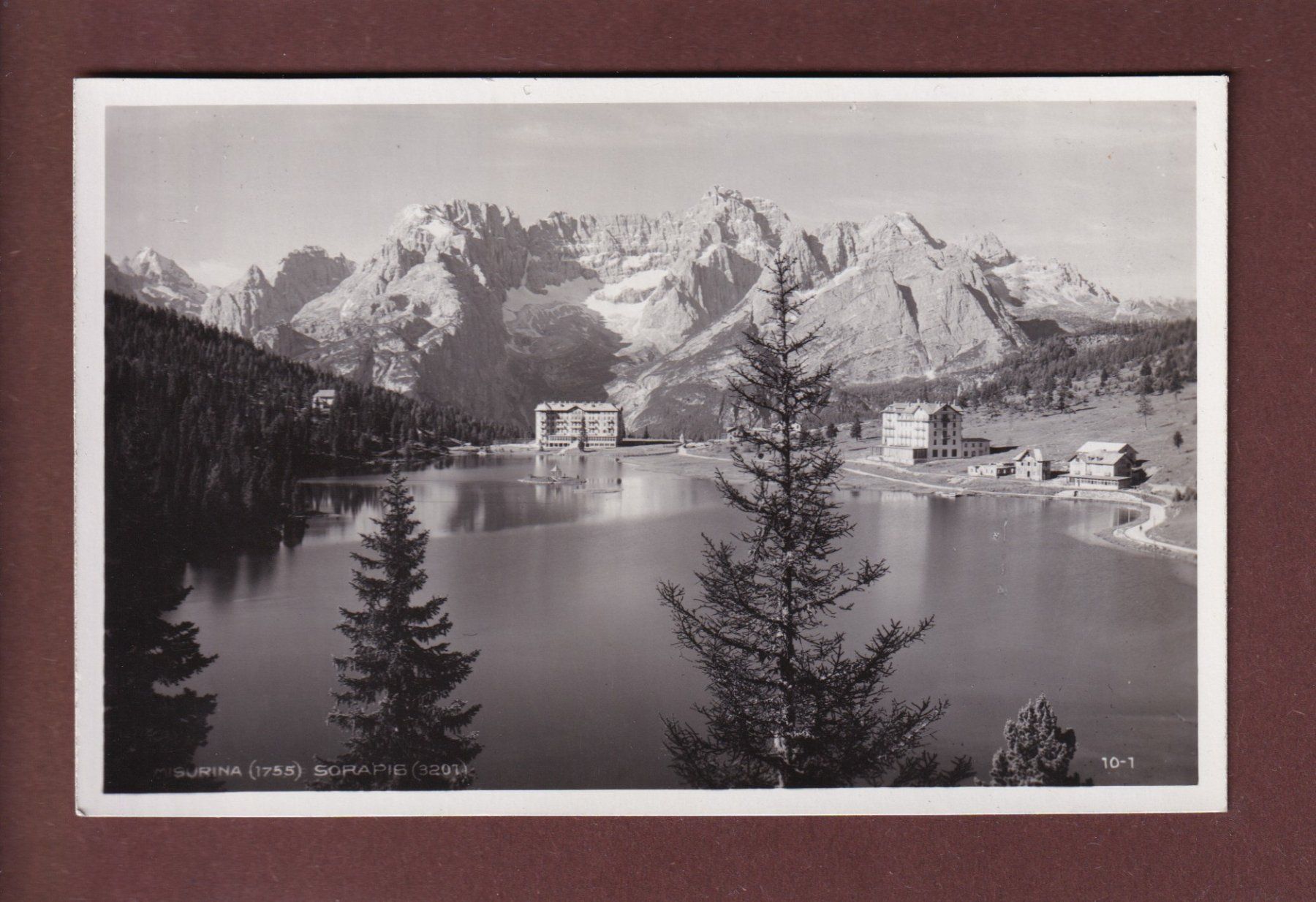 Cartoline postali: MISURINA - Sorapis – Usato da Pully venduto da nicecards