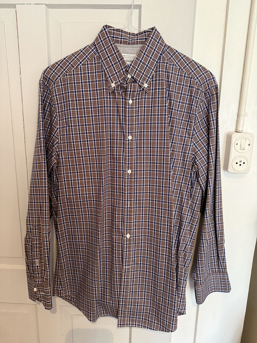 Brunello Cucinelli Camicie: Brunello Cucinelli Hemd Grösse L, Slim Fit – Usato da Uhwiesen venduto da Zimtsterndli89
