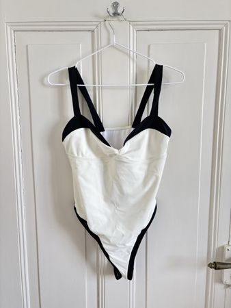 Shein Elegant White Swimsuit - Size M