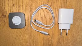 Oura Ring Complete charger- Size 9 - Silver - Like New!
