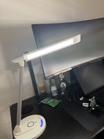 LED Schreibtischlampe weiss dimmbar neuwertiger Zustand