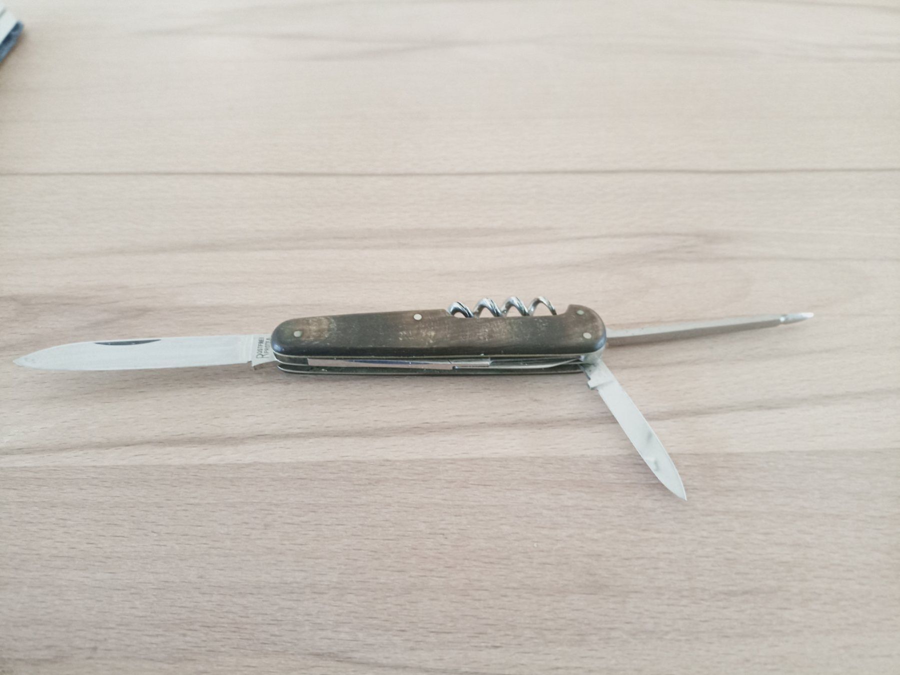 Coltelli tascabile: Seltenes Sackmesser "PROTEA" mit Horngriffe genietet. – Usato da Tuebach venduto da bac_7kpb 5