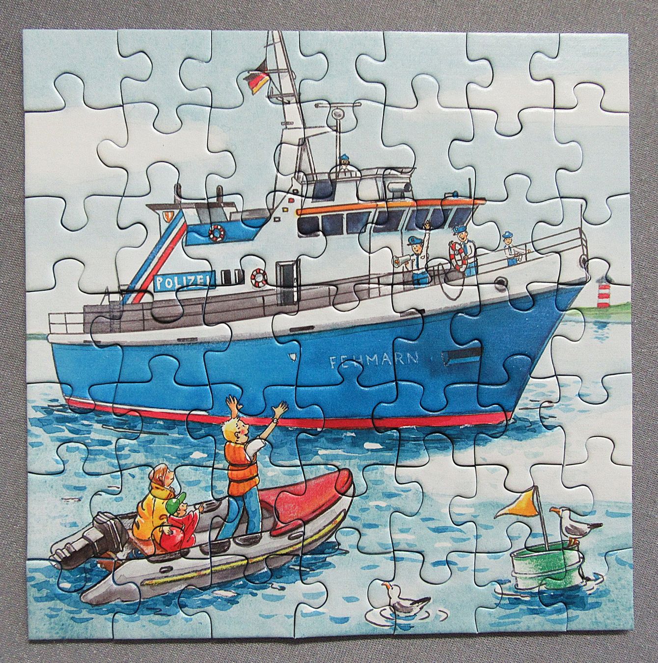 Ravensburger Puzzle: Ravensburger Puzzle - Polizeieinsatz - 3 Puzzle – Usato da Auenstein venduto da Padabimbim 1