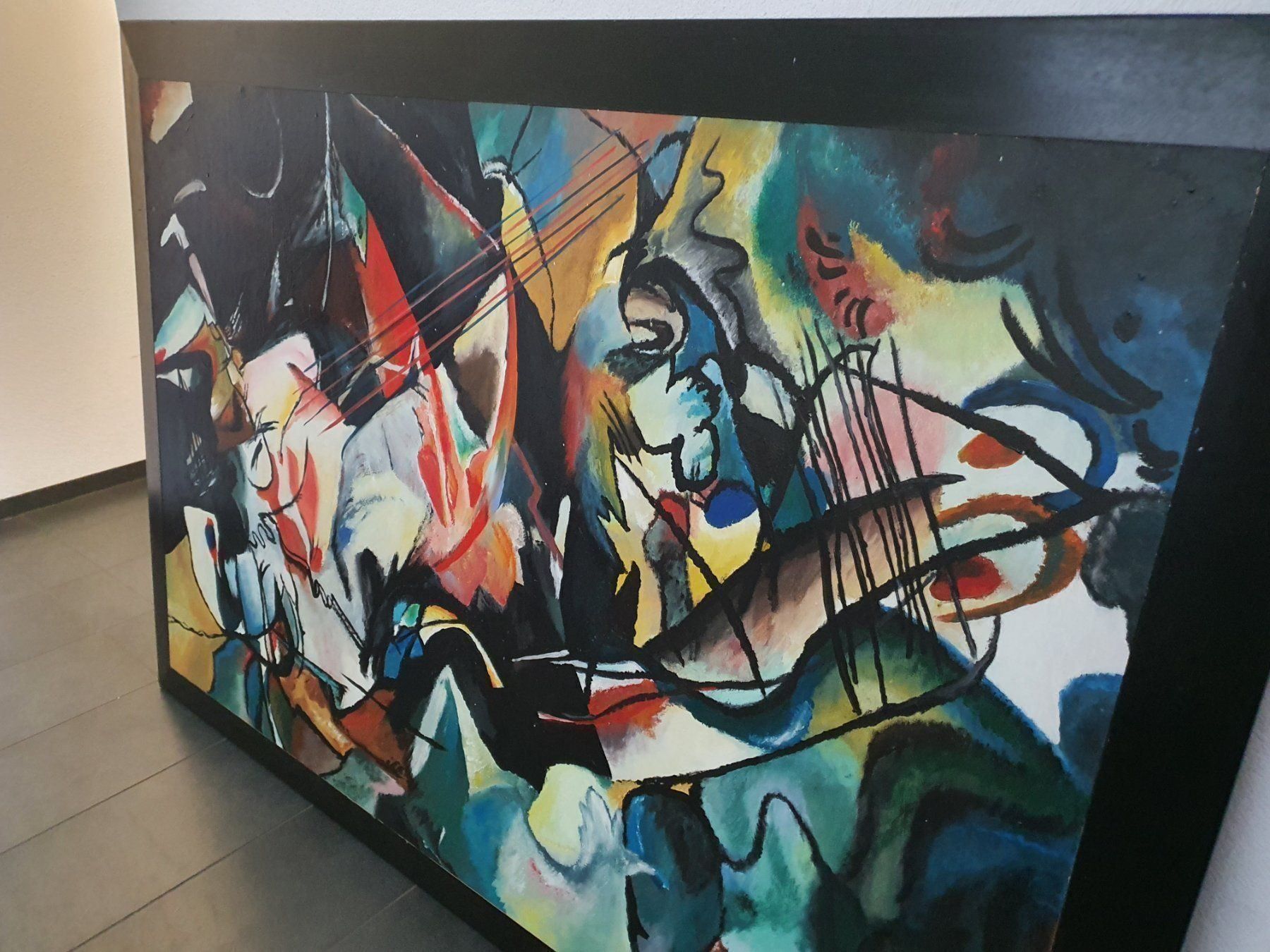 Dipinti: Grosse Öl Gemälde nach KANDINSKY – Usato da Bern venduto da artBoutiquech 6