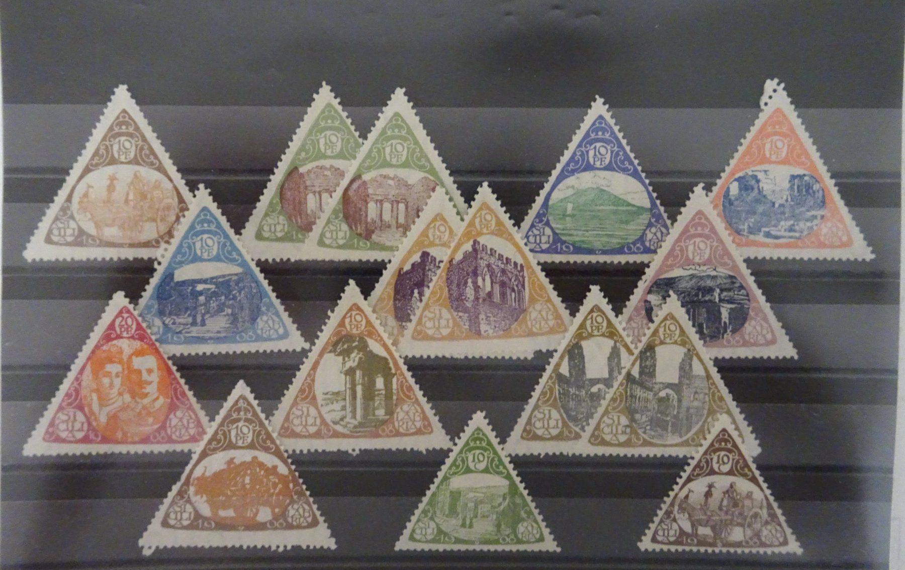 Alle Briefmarken: Vignetten Reklamemarken Italien – Gebraucht aus Feldbrunnen von MarcusSO