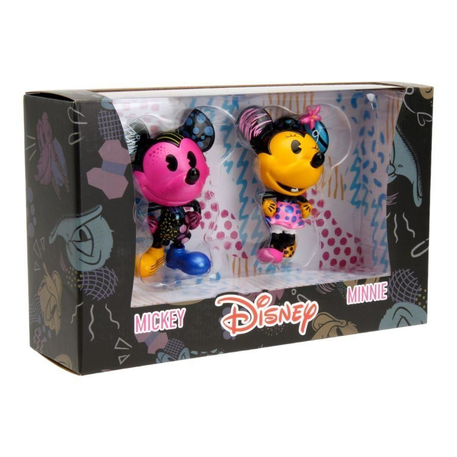 Disney Statuette: Disney Mickey Minnie Next Level Collector 4" Metal 2er Pack – Nuovo e nell'imballaggio originale da Zürich venduto da Alibaba1234 1