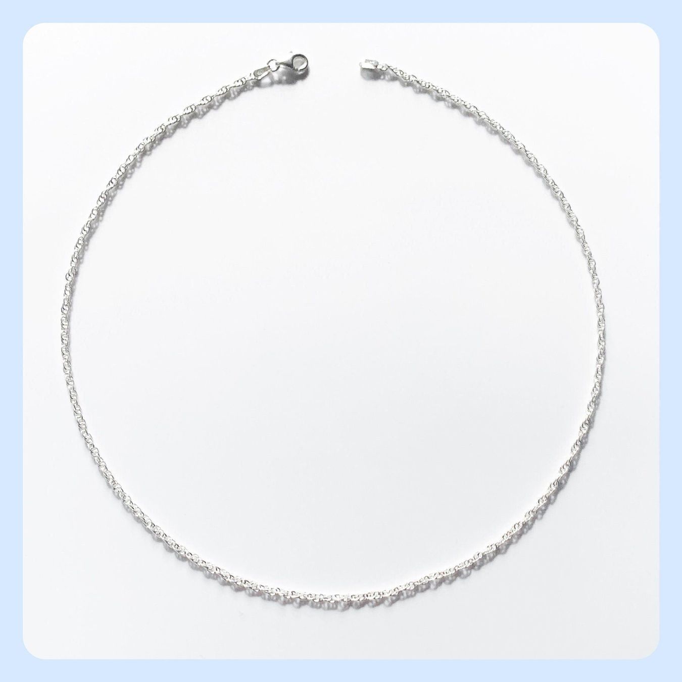 Ketten: Kordelkette Silber  925, 1.75mm, 40cm – Neu und originalverpackt aus Zürich von Mevas_Silber 1