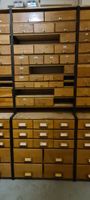 Schubladenschrank aus Eisenwarenhandlung/Mercerie