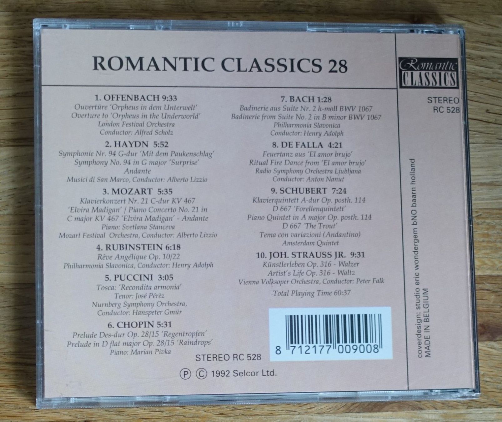 CD: Romantic Classics 28 - F31 – Usato da Sessa venduto da fraenklishop 1