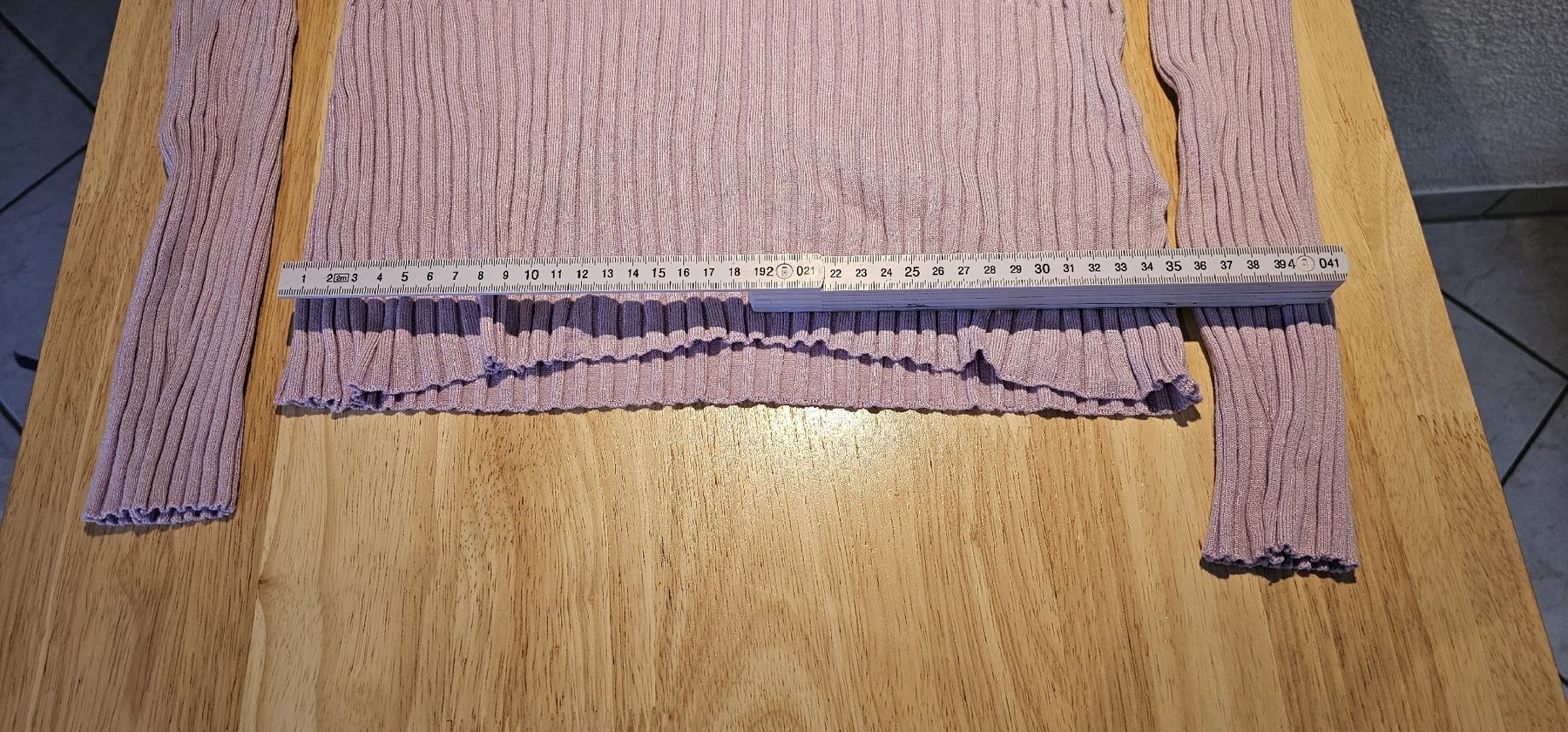 Pullover & Sweatshirts: Damenpullover, rosa, gerippt, Gr. S – Gebraucht aus Azmoos von Jadejo 1