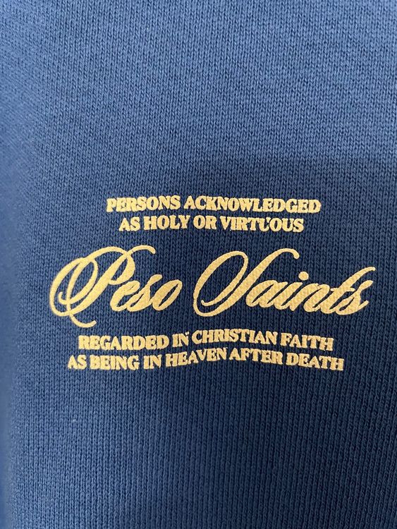 PESO Blauer Saints Hoodie aus der Saints Collection (Neu (gemäss