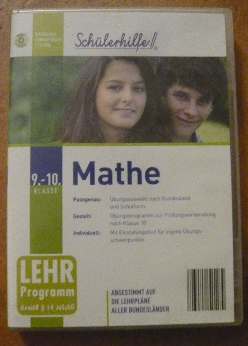 CD: Mathe Klasse 9-10 LernCD – Usato da Ruggell venduto da Btt