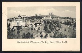 Menzingen /Zug, Kurlandschaft aus der Vo