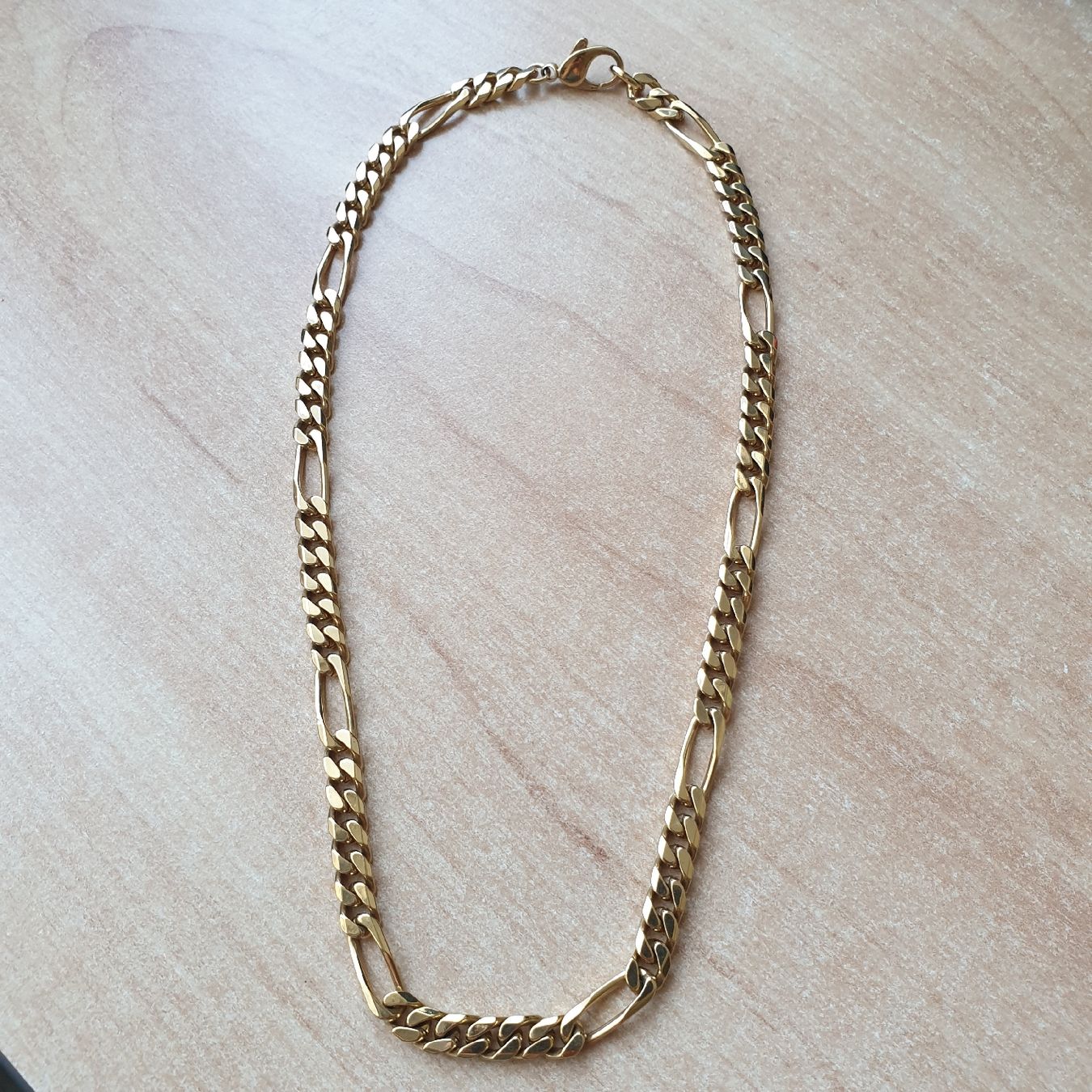 Catenine: Massive Täuschend Echte Modeschmuck Edelmetall Gliederkette  – Nuovo (secondo la descrizione) da Winterthur venduto da katzen07