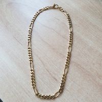 Massive Täuschend Echte Modeschmuck Edelmetall Gliederkette 