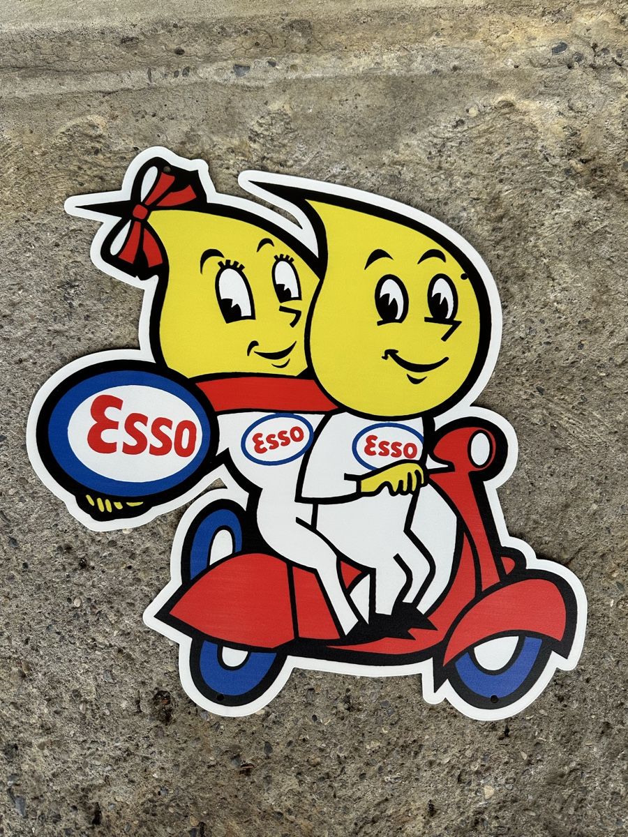 Insegne: Esso Vespa Werbung Reklame Classic – Nuovo (secondo la descrizione) da Reinach AG venduto da rares75