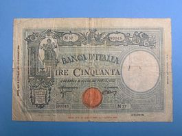 ITALIA - Cinquanta Lire -10 Agosto 1943 Tipo Barbetti - RARO