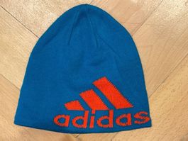 ADIDAS Kappe / Mütze / Beanie Blau-Rot Unisex (One Size)