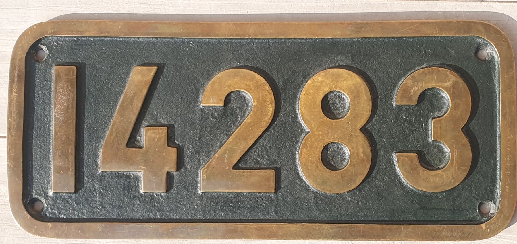 SBB/CFF/FFS Schilder: Nachguss Lok Schild Ce 6/8" 14283 SBB CFF FFS – Gebraucht aus Flums von Cooker