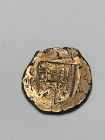 Pièce ancienne, 8.50g, avec croix et blason