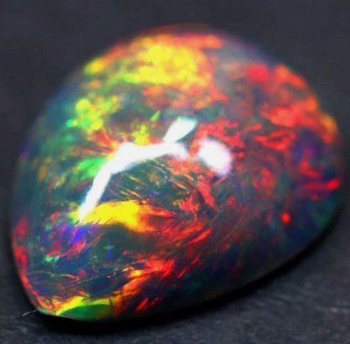 Pietre preziose: Ethiopia Black Welo Opal 4.70Cts #c2 – Nuovo (secondo la descrizione) da Laupersdorf venduto da J69T