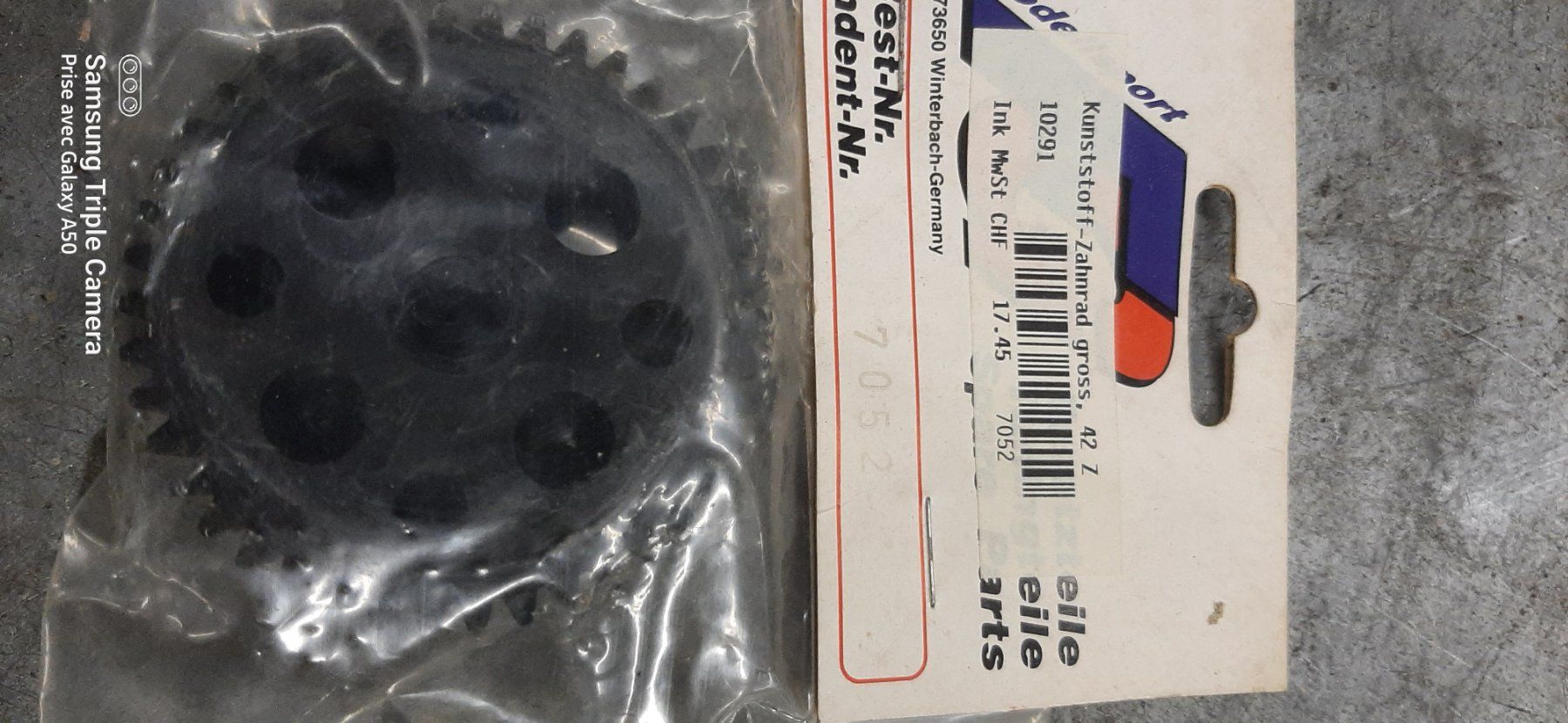 FG Modellismo RC: Grand engrenage Fg 42 dents – Nuovo e nell'imballaggio originale da Blonay venduto da fredo778