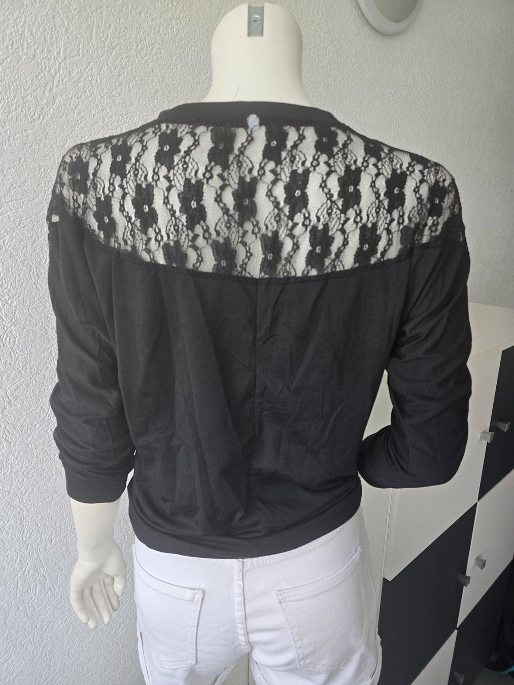 Top: Pull noir et dentelle T-S Neuf – Nuovo e nell'imballaggio originale da Les Verrières venduto da kitel79 6