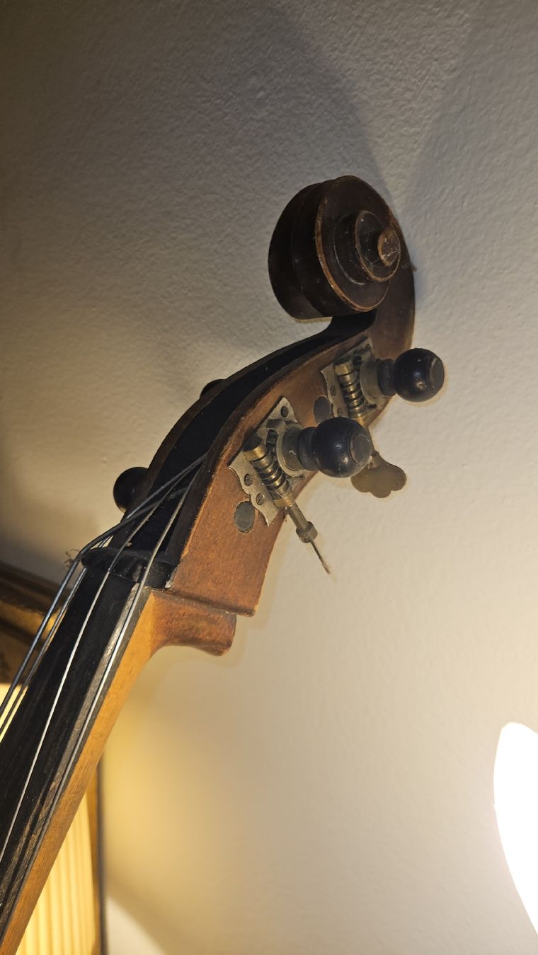 Strumenti musicali: Kontrabass Karl Basler Baumgartner gebraucht mit Bogen – Usato da Rickenbach b. Wil venduto da nic_8ljr 2