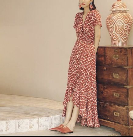 Floral Wrap Dress Perfect for Summer Days