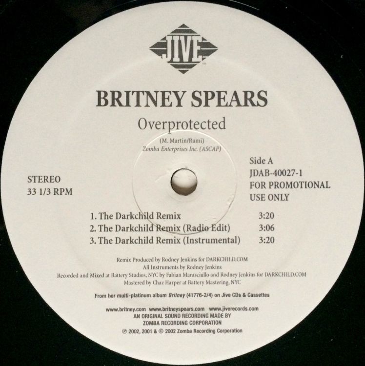 BRITNEY SPEARS - OVERPROTECTED | Kaufen Auf Ricardo