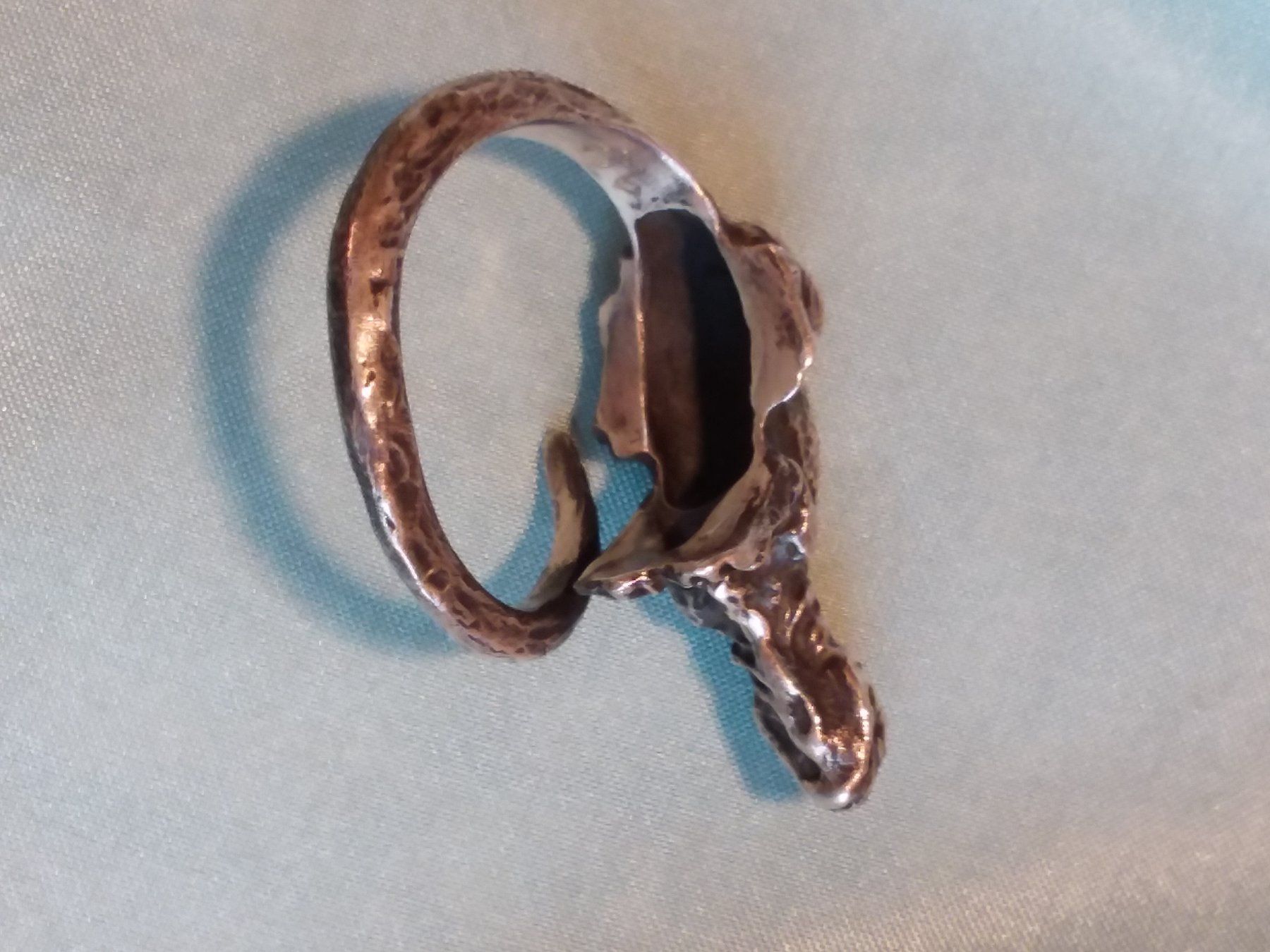Anelli: Sterling Silber Echse Drachen Ring, Gr. 54 – Usato da Zürich venduto da sanwit 8